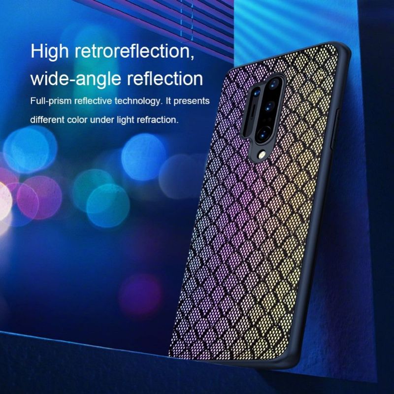 Kryt Na OnePlus 8 Pro Lesklé Série - Fialová / Zlatá