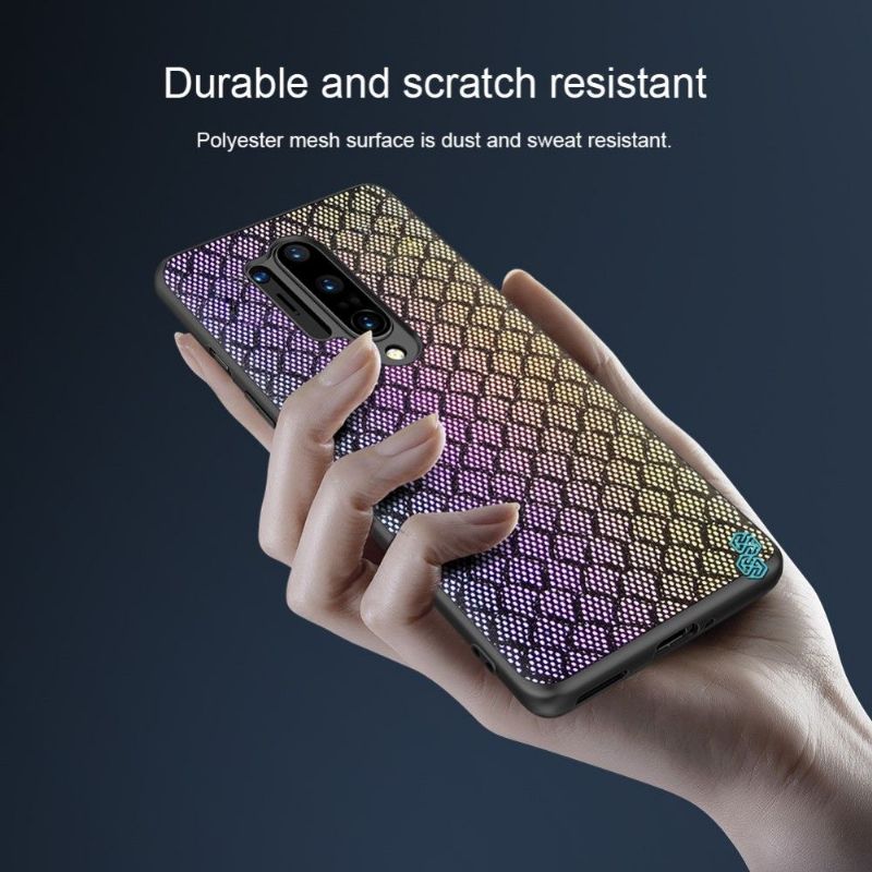 Kryt Na OnePlus 8 Pro Lesklé Série - Fialová / Zlatá