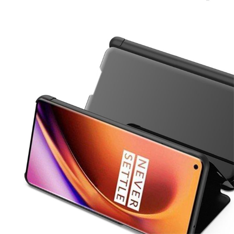 Kryty Na Mobil Na OnePlus 8 Pro Flipové Pouzdro Zrcadlový Efekt