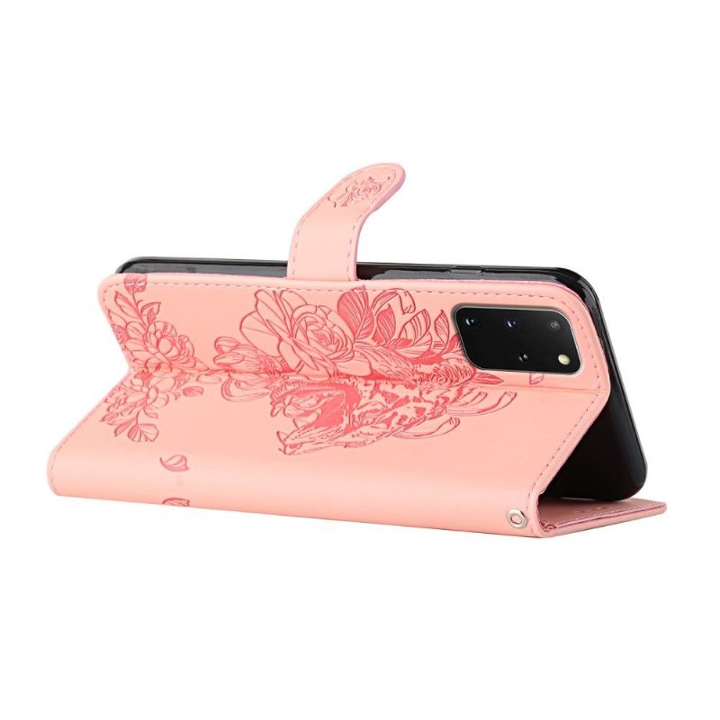 Flipové Pouzdro Na Samsung Galaxy S20 Plus Design Tygra