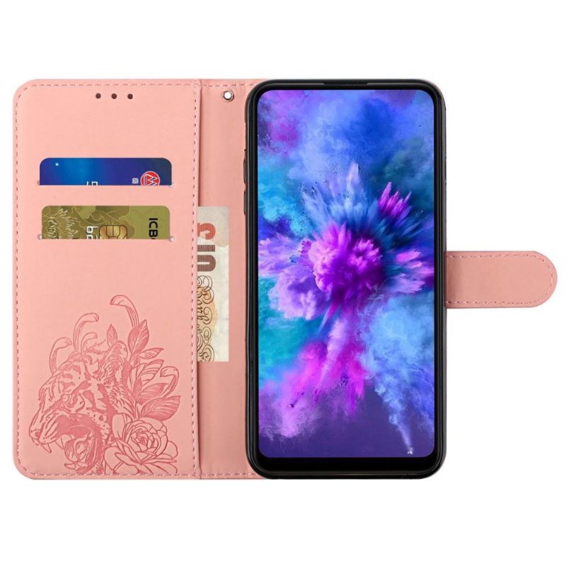 Flipové Pouzdro Na Samsung Galaxy S20 Plus Design Tygra