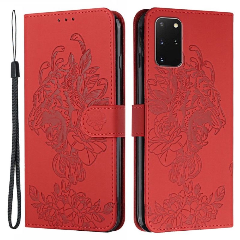 Flipové Pouzdro Na Samsung Galaxy S20 Plus Design Tygra