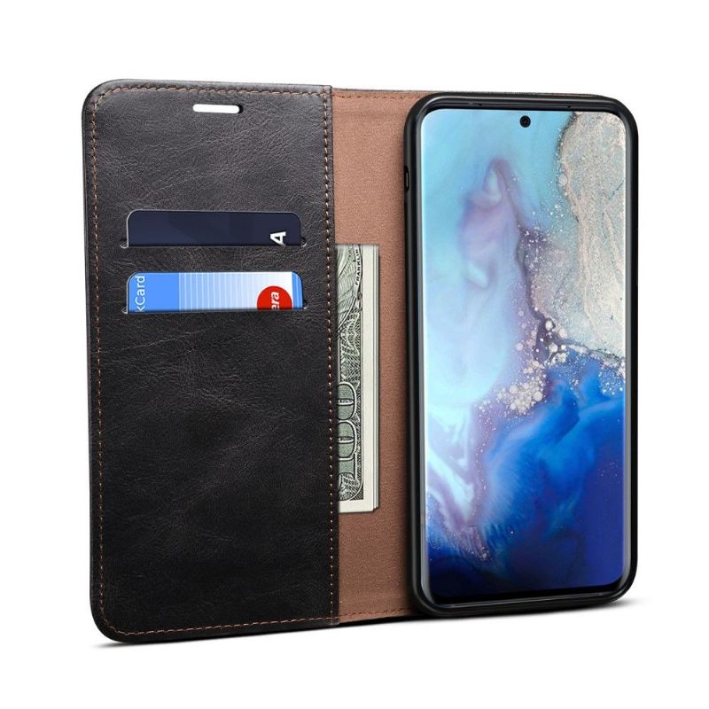 Flipové Pouzdro Na Samsung Galaxy S20 Plus Ernestine Odkryté Švy