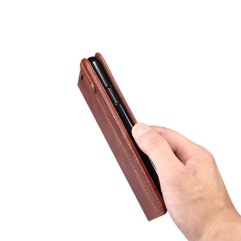 Flipové Pouzdro Na Samsung Galaxy S20 Plus Ernestine Odkryté Švy