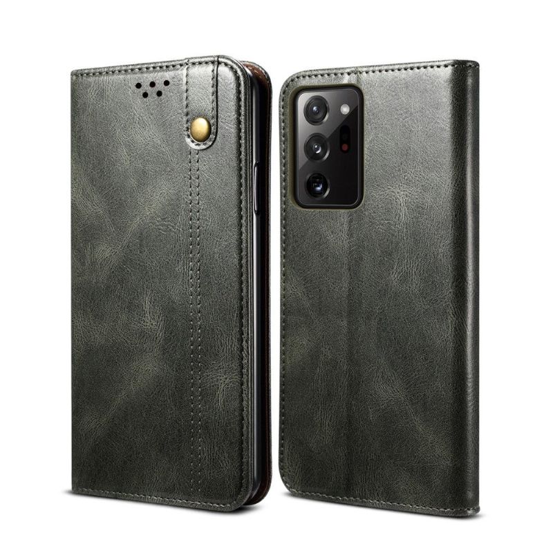 Flipové Pouzdro Na Samsung Galaxy S20 Plus Ernestine Odkryté Švy