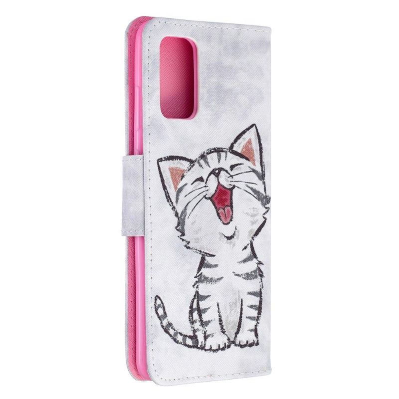 Flipové Pouzdro Na Samsung Galaxy S20 Plus Obsah Chatu
