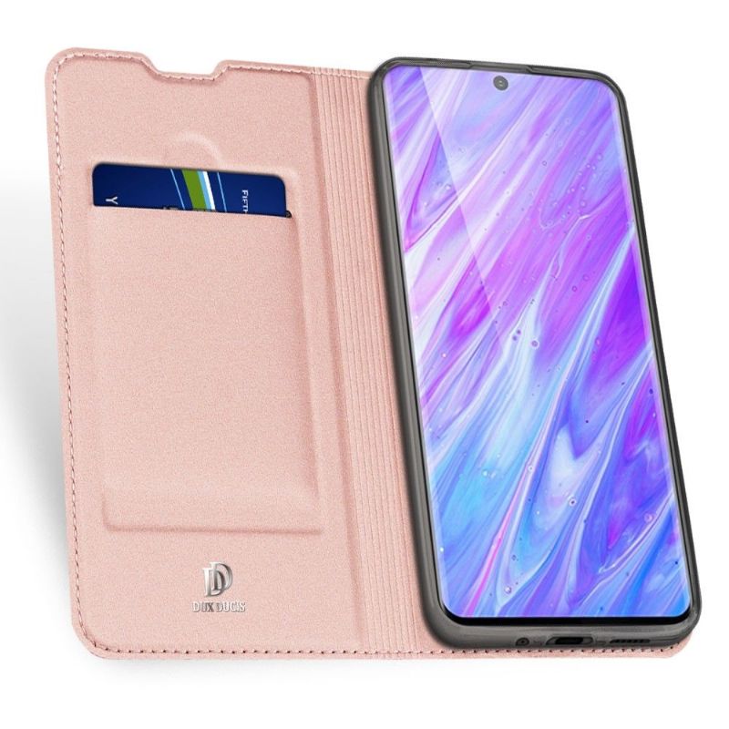 Flipové Pouzdro Na Samsung Galaxy S20 Plus Saténový Efekt
