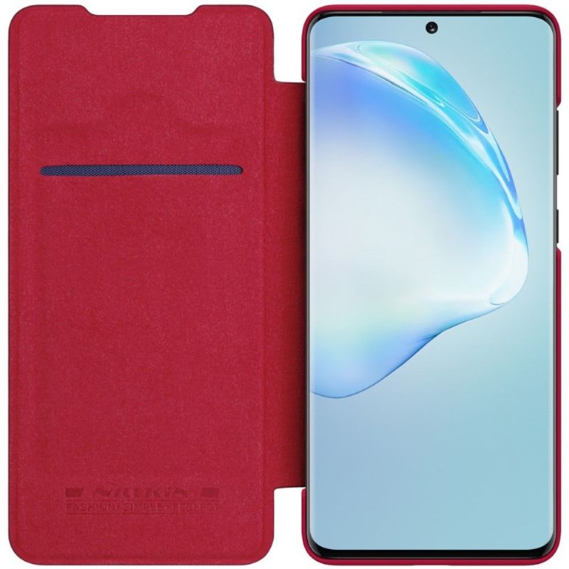 Flipové Pouzdro Na Samsung Galaxy S20 Plus Řada Qin Z Umělé Kůže Nillkin