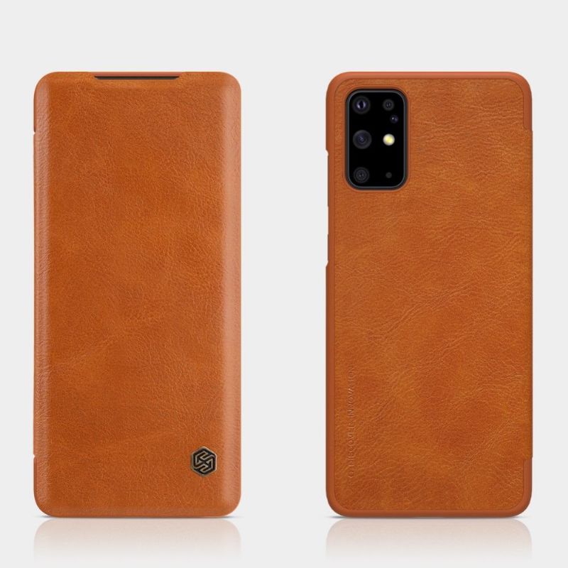 Flipové Pouzdro Na Samsung Galaxy S20 Plus Řada Qin Z Umělé Kůže Nillkin