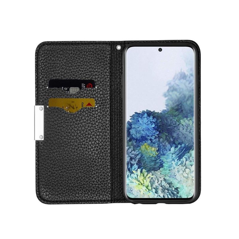 Kryty Na Mobil Na Samsung Galaxy S20 Plus Flipové Pouzdro Zrnité Umělé Kůže