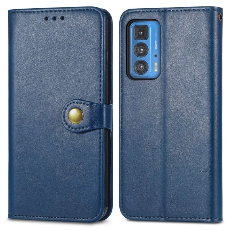 Flipové Pouzdro Na Motorola Edge 20 Pro Držák Karet Z Umělé Kůže Indila