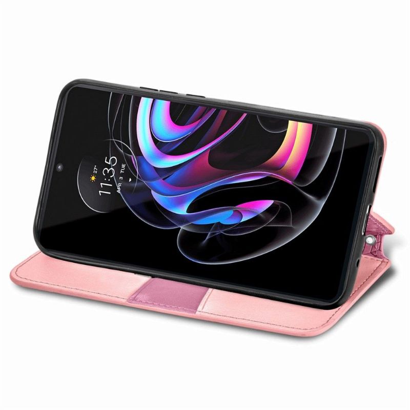 Flipové Pouzdro Na Motorola Edge 20 Pro Elegantní Mandala