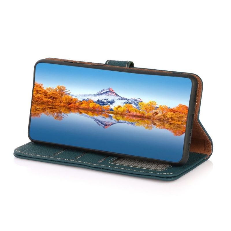 Flipové Pouzdro Na Motorola Edge 20 Pro Klasická Kůže Khazneh