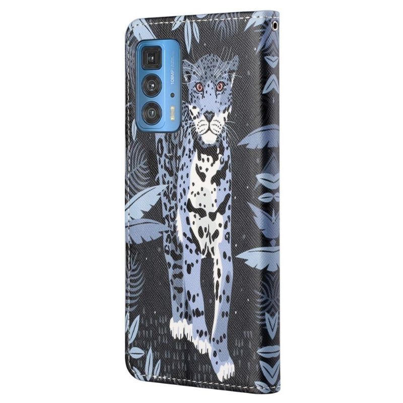 Flipové Pouzdro Na Motorola Edge 20 Pro Leopard