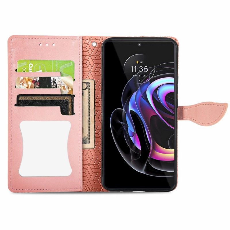 Flipové Pouzdro Na Motorola Edge 20 Pro List Mandaly