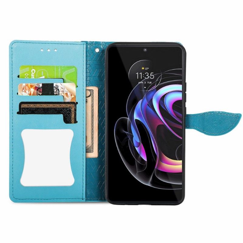 Flipové Pouzdro Na Motorola Edge 20 Pro List Mandaly