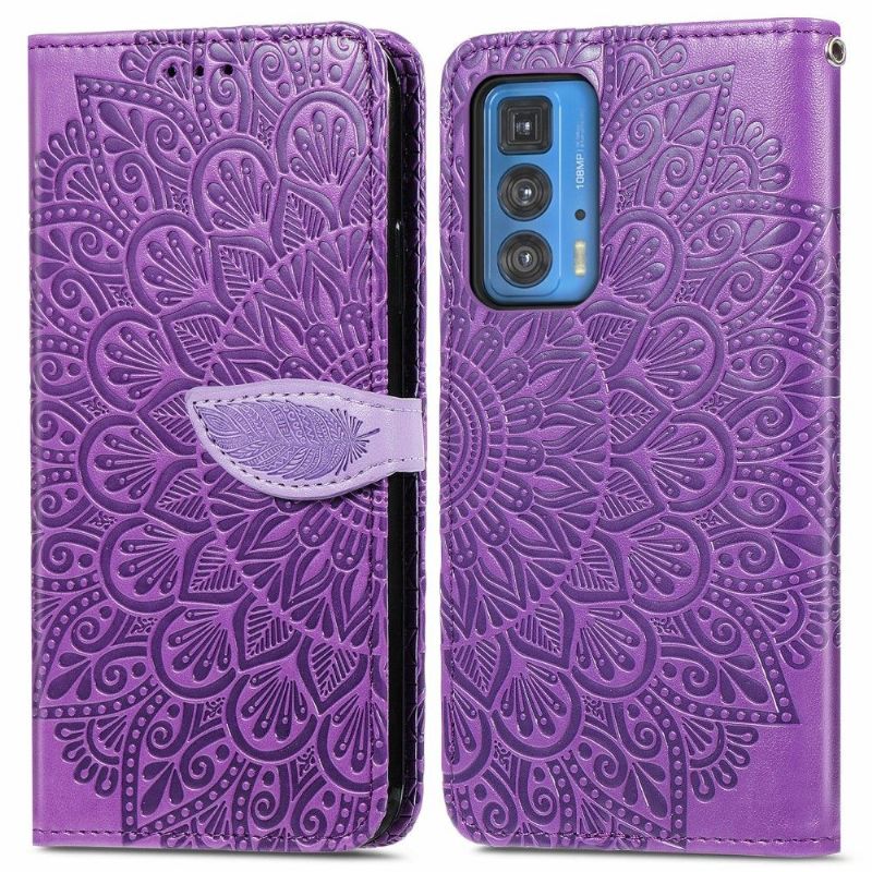 Flipové Pouzdro Na Motorola Edge 20 Pro List Mandaly