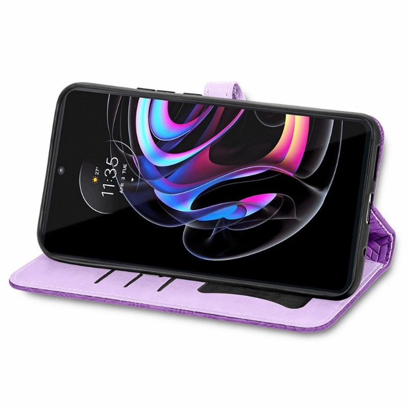 Flipové Pouzdro Na Motorola Edge 20 Pro List Mandaly