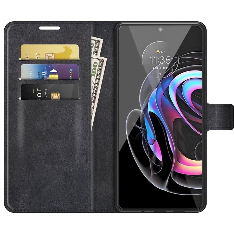 Flipové Pouzdro Na Motorola Edge 20 Pro Peněženkové Pouzdro Styl Kůže