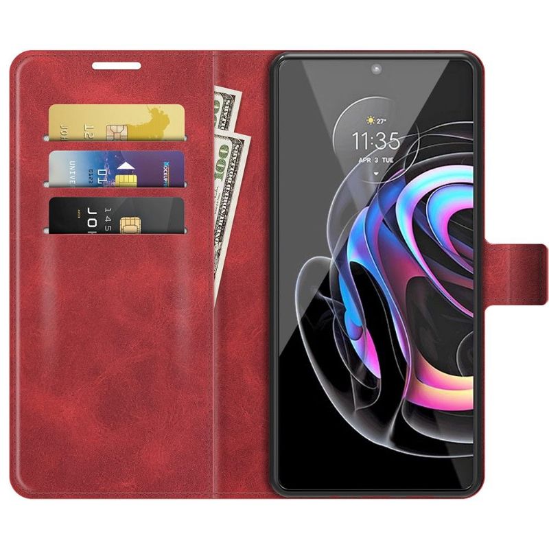 Flipové Pouzdro Na Motorola Edge 20 Pro Peněženkové Pouzdro Styl Kůže