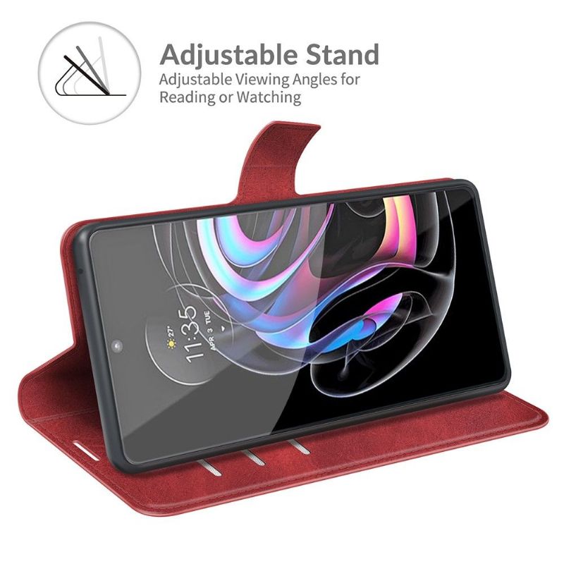 Flipové Pouzdro Na Motorola Edge 20 Pro Peněženkové Pouzdro Styl Kůže