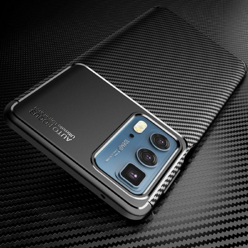 Kryt Na Motorola Edge 20 Pro Styl Uhlíkových Vláken