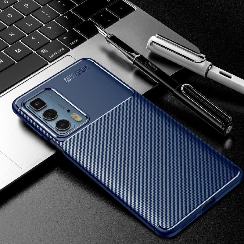 Kryt Na Motorola Edge 20 Pro Styl Uhlíkových Vláken