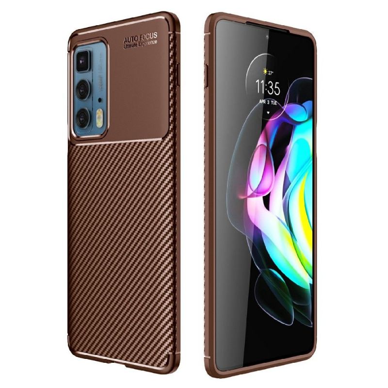 Kryt Na Motorola Edge 20 Pro Styl Uhlíkových Vláken