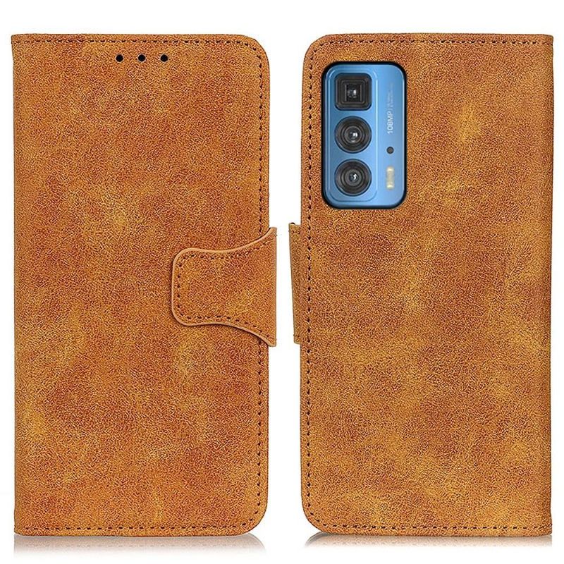 Pouzdra Na Motorola Edge 20 Pro Edouard Vintage Z Umělé Kůže
