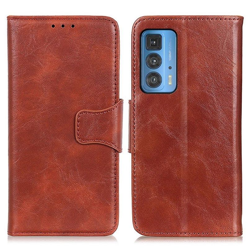 Pouzdra Na Motorola Edge 20 Pro Klasická Umělá Kůže Edouard