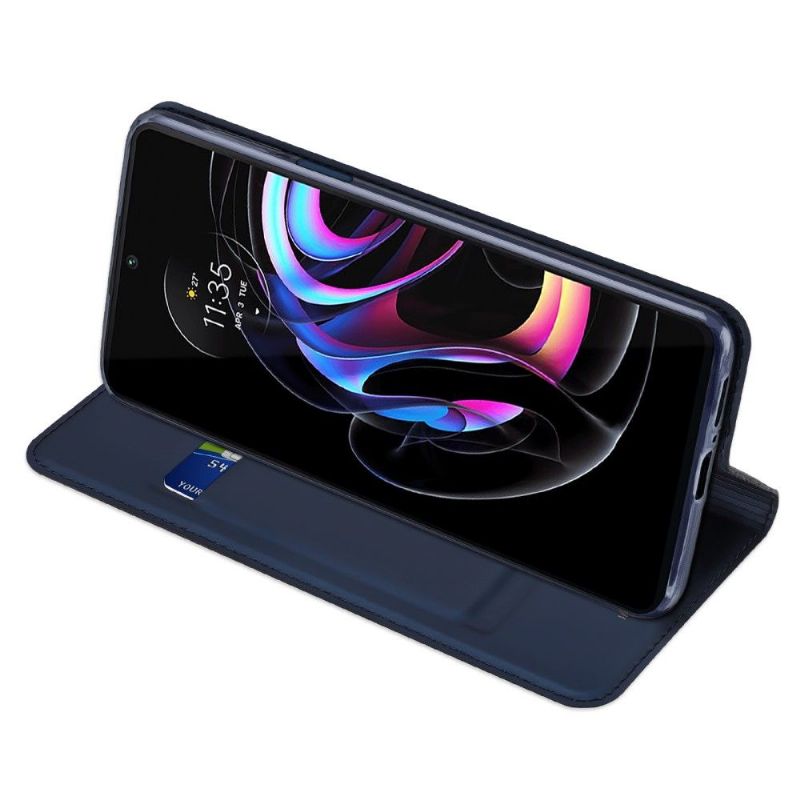 Pouzdra Na Motorola Edge 20 Pro Obchodní Saténový Efekt