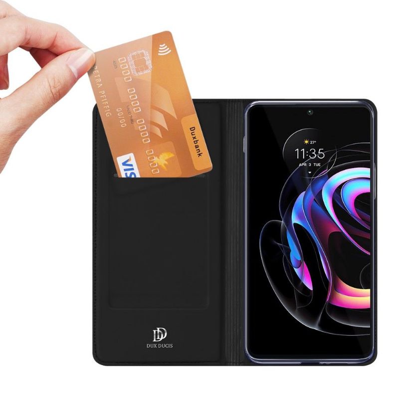 Pouzdra Na Motorola Edge 20 Pro Obchodní Saténový Efekt