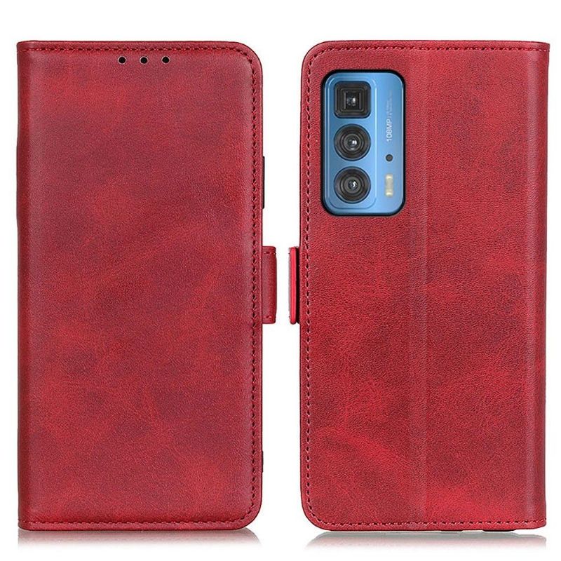 Pouzdra Na Motorola Edge 20 Pro Peněženkové Pouzdro Matná Umělá Kůže