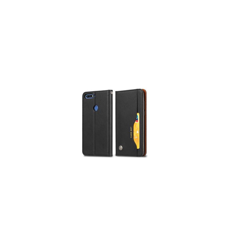 Flipové Pouzdro Na Honor 7C Peněženkové Pouzdro Kožené Pouzdro Na Stojan