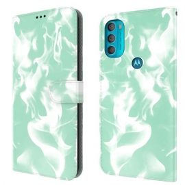 Flipové Pouzdro Na Moto G71 5G Abstraktní Vzor