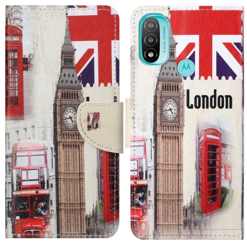 Flipové Pouzdro Na Moto G71 5G Londýnský Život