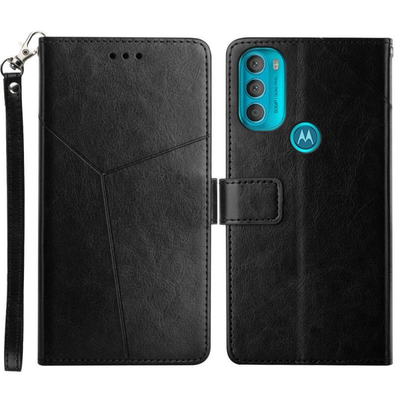 Flipové Pouzdro Na Moto G71 5G Styl Kůže Geo Y Design