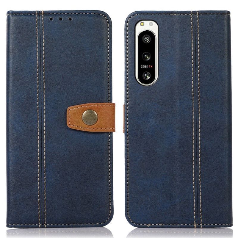 Flipové Pouzdro Na Sony Xperia 5 IV S Popruhem