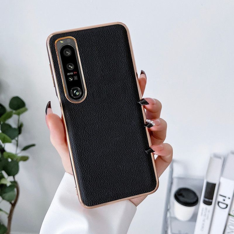 Kryt Na Sony Xperia 5 IV Pravá Kůže