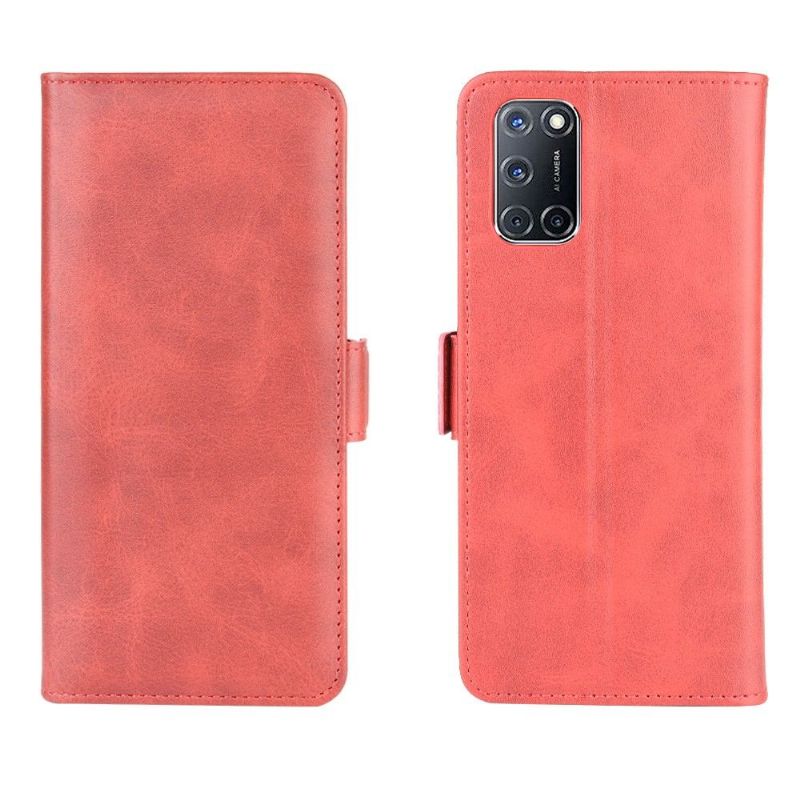 Flipové Pouzdro Na Oppo A72 Matný Kryt Z Umělé Kůže