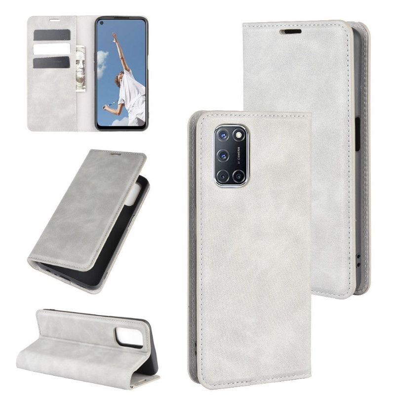 Flipové Pouzdro Na Oppo A72 Obchodní Retro