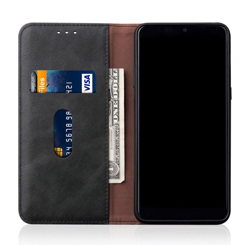 Kožené Pouzdro Na Oppo A72 Nebeská Umělá Kůže
