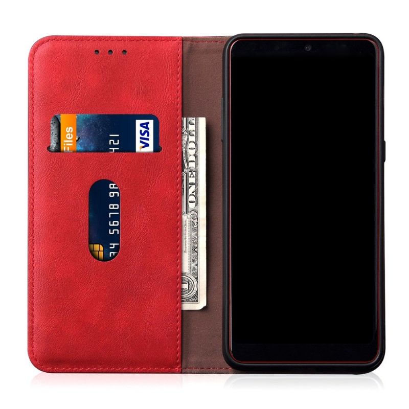 Kožené Pouzdro Na Oppo A72 Nebeská Umělá Kůže