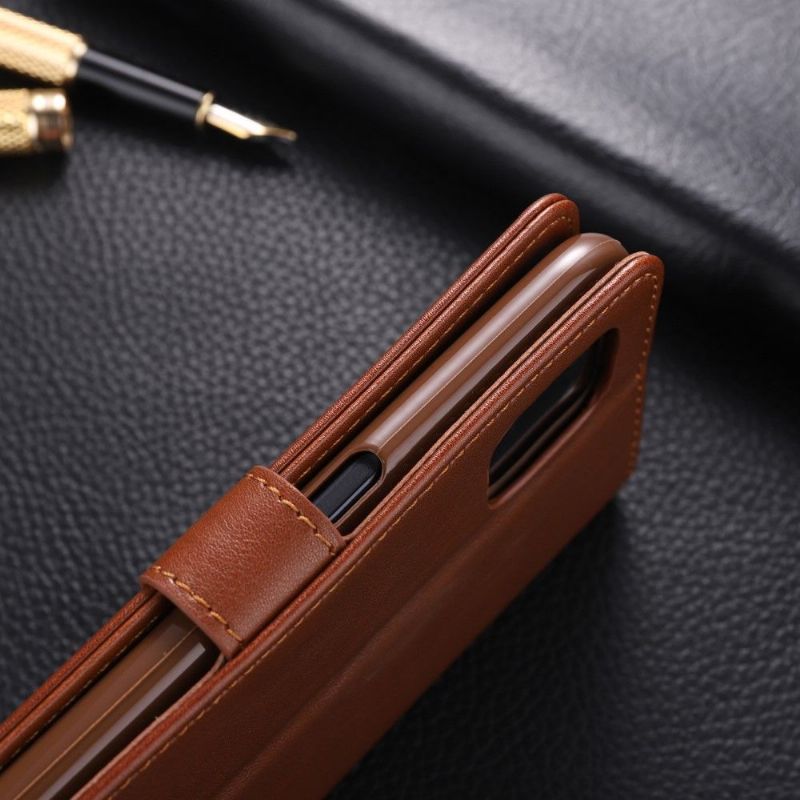 Kožené Pouzdro Na Oppo A72 Retro Kožený Efekt Azns