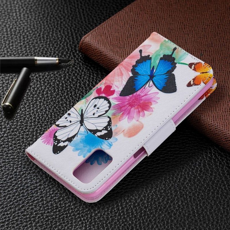 Pouzdra Na Oppo A72 Motýli A Barevné Květiny