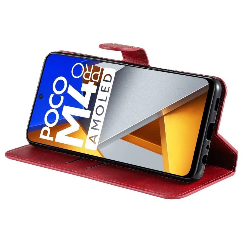 Flipové Pouzdro Na Poco M4 Pro 4G Efekt Kůže Enkay