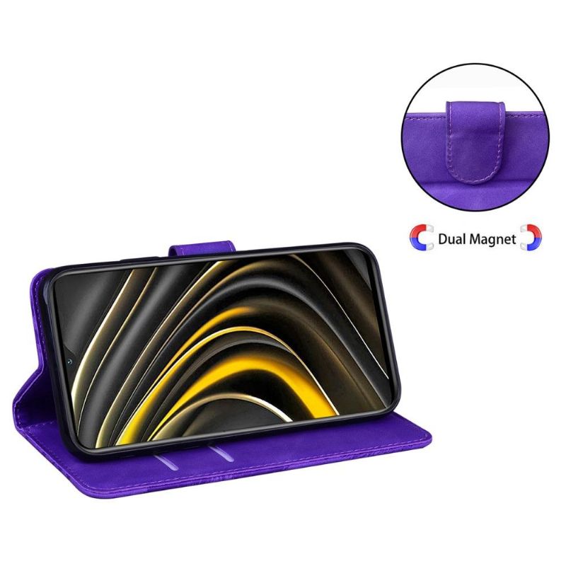 Flipové Pouzdro Na Poco M4 Pro 4G Ochranný Ochrana Proti Barevným Motýlům