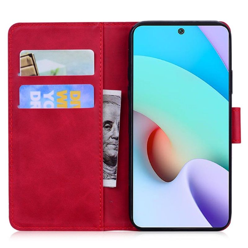 Flipové Pouzdro Na Poco M4 Pro 4G Reliéfní Tygr