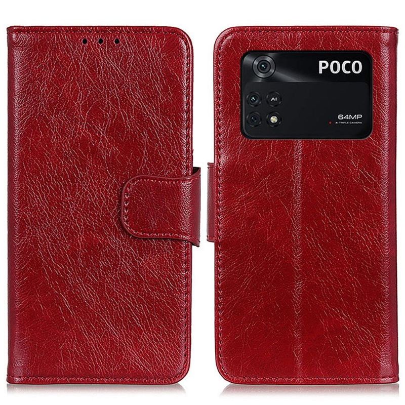 Flipové Pouzdro Na Poco M4 Pro 4G Styl Staré Kůže