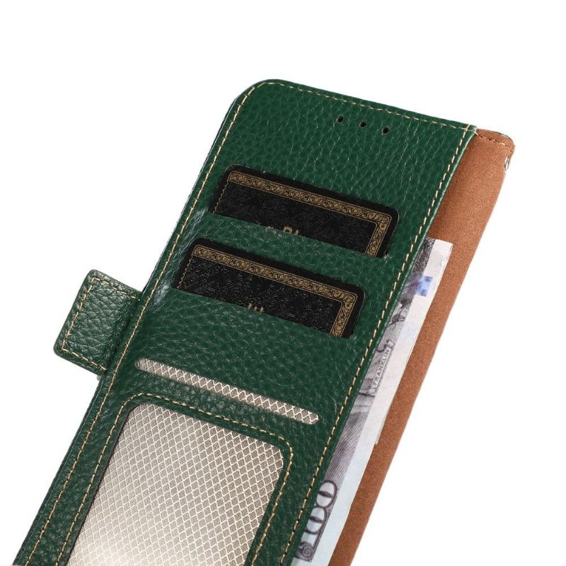 Kožené Pouzdro Na Poco M4 Pro 4G Nejprve Zrnitá Kůže Khazneh